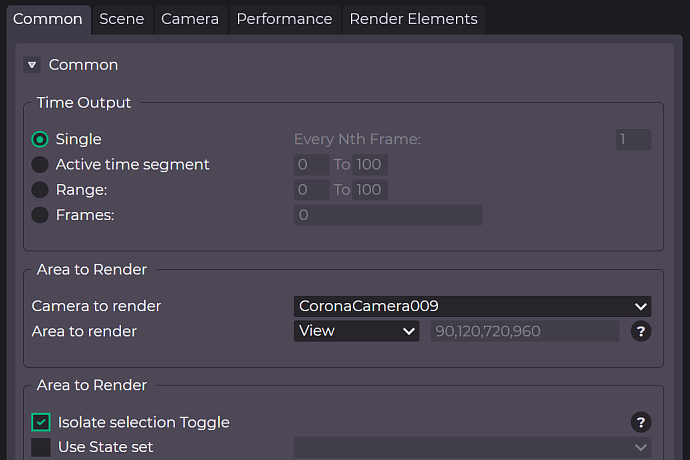 Settings matching 3ds MAX